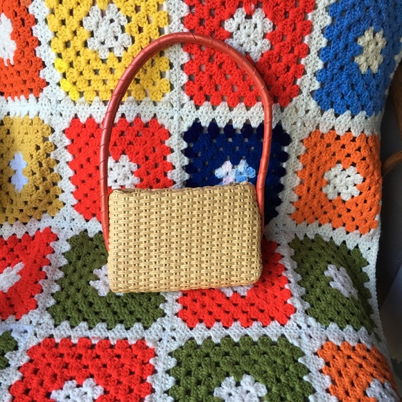 💖SUPER CUTE💖Elaine Turner woven Raffia Handbag - Picture 3 of 8